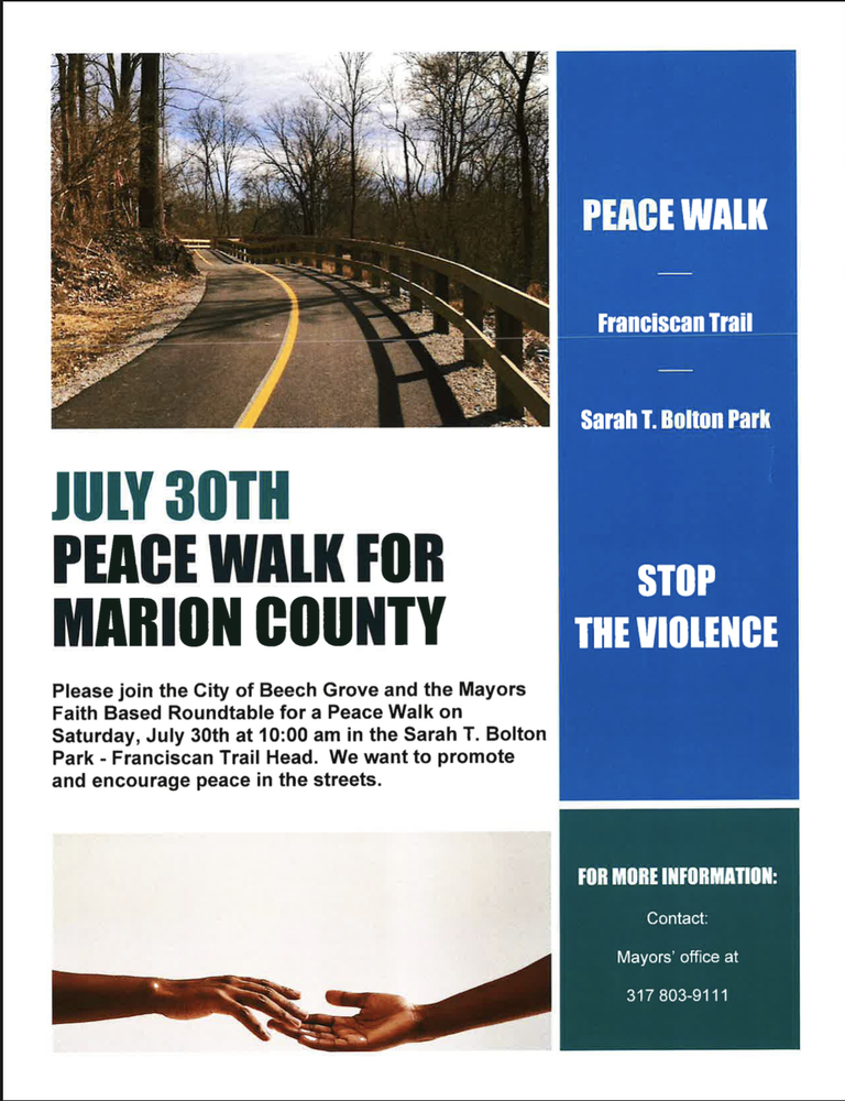 Peace Walk for Marion County