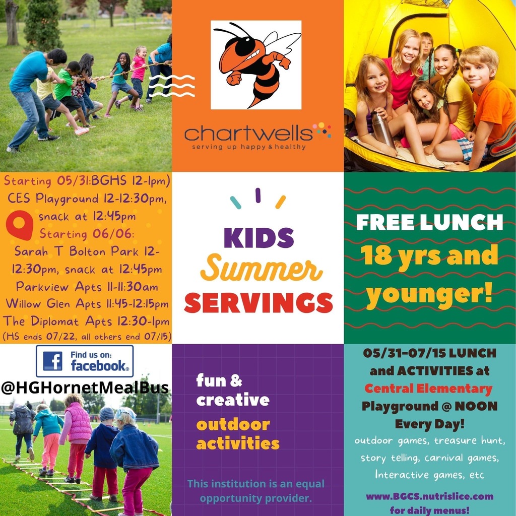 Details about our FREE LUNCH program for students 18 years and younger!